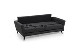 3-seater sofa mayorka dark gray