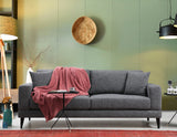 3-seater sofa bed nordic dark gray