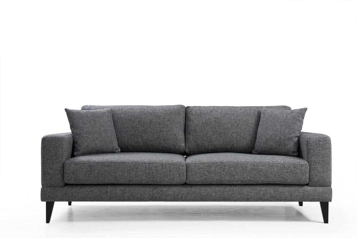 3-seater sofa bed nordic dark gray