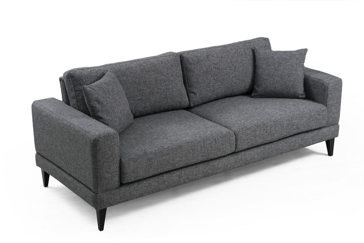 3-seater sofa bed nordic dark gray