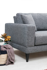 3-seater sofa bed nordic dark gray