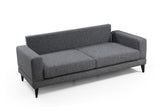 3-seater sofa bed nordic dark gray