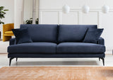 3-seater Bank Papira Navy Blue