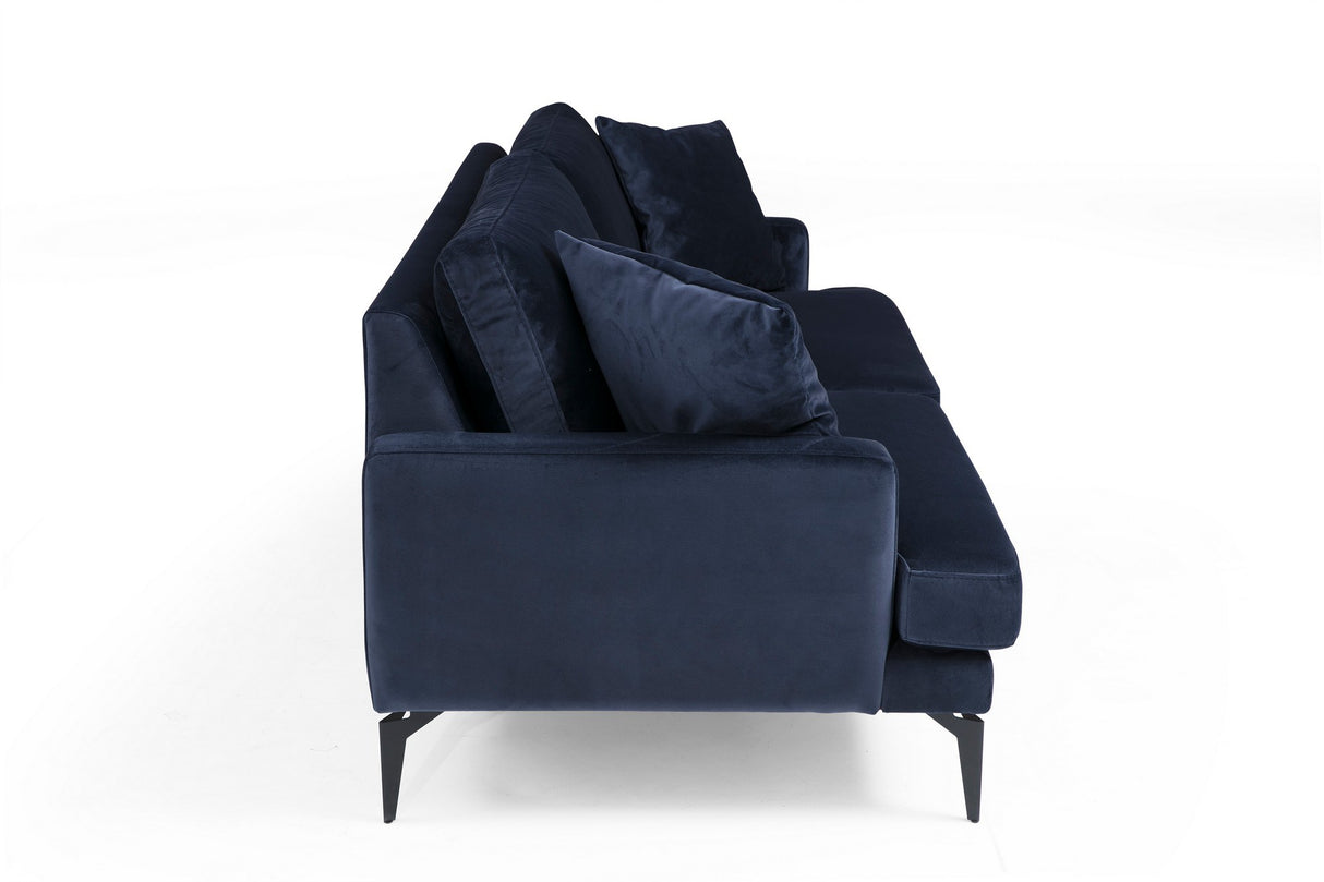 3-seater Bank Papira Navy Blue