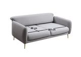 3-seater sofa bed Seville Gray