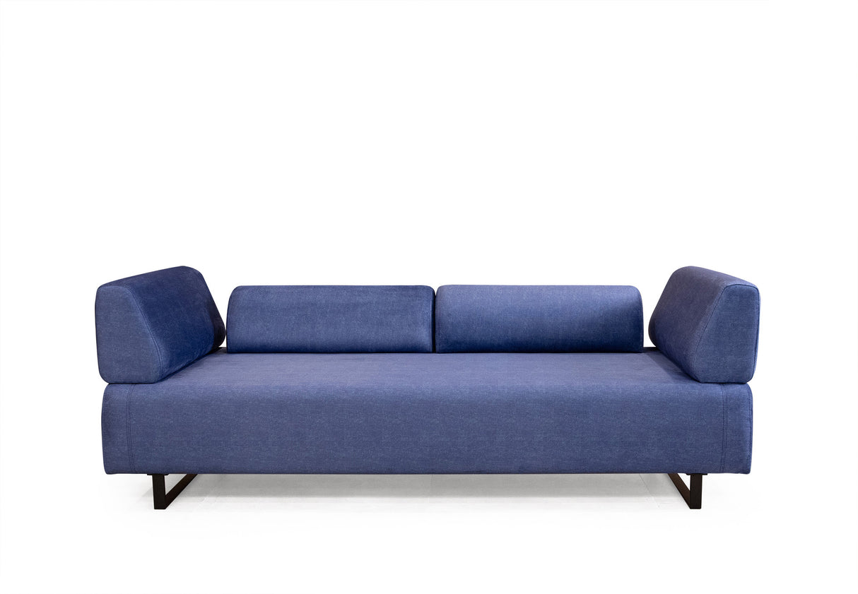 3-seater sofa bed Infinity blue