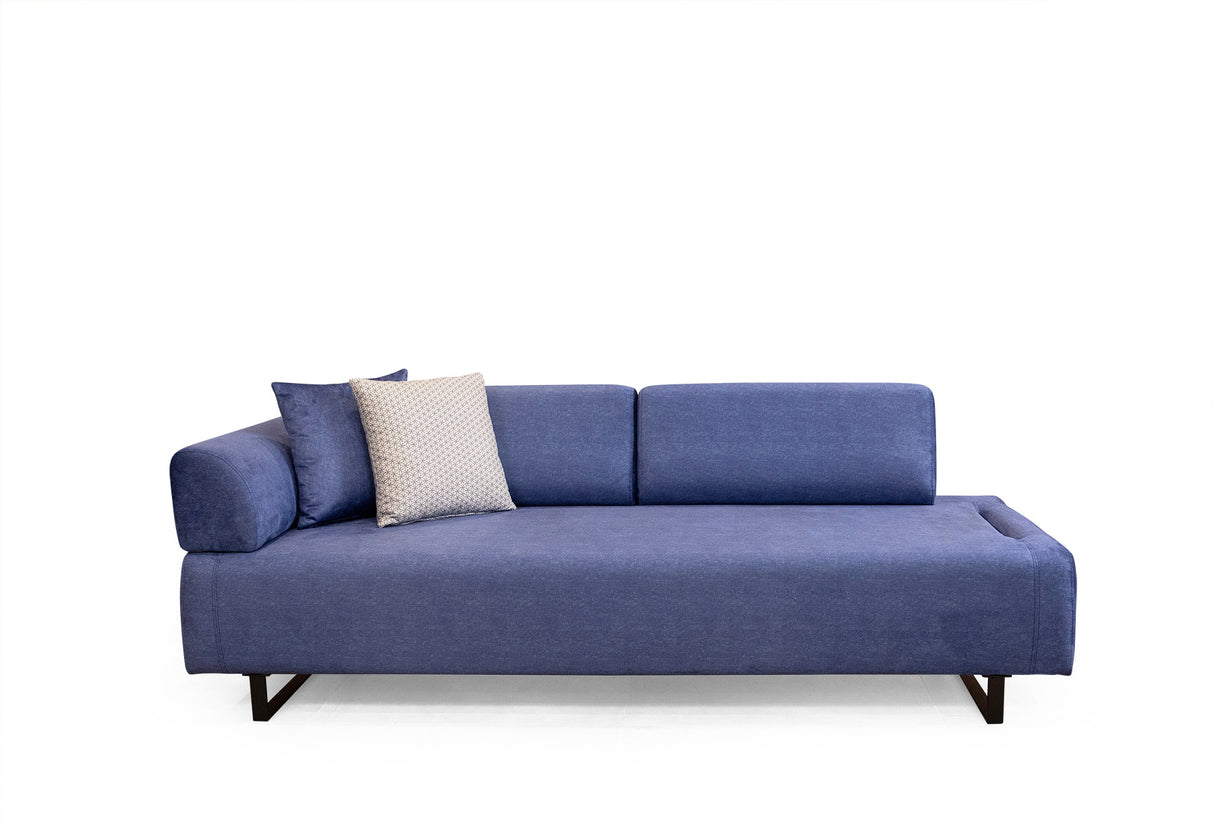 3-seater sofa bed Infinity blue