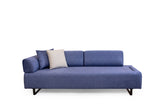 3-seater sofa bed Infinity blue