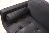 3-seater sofa rome black oak