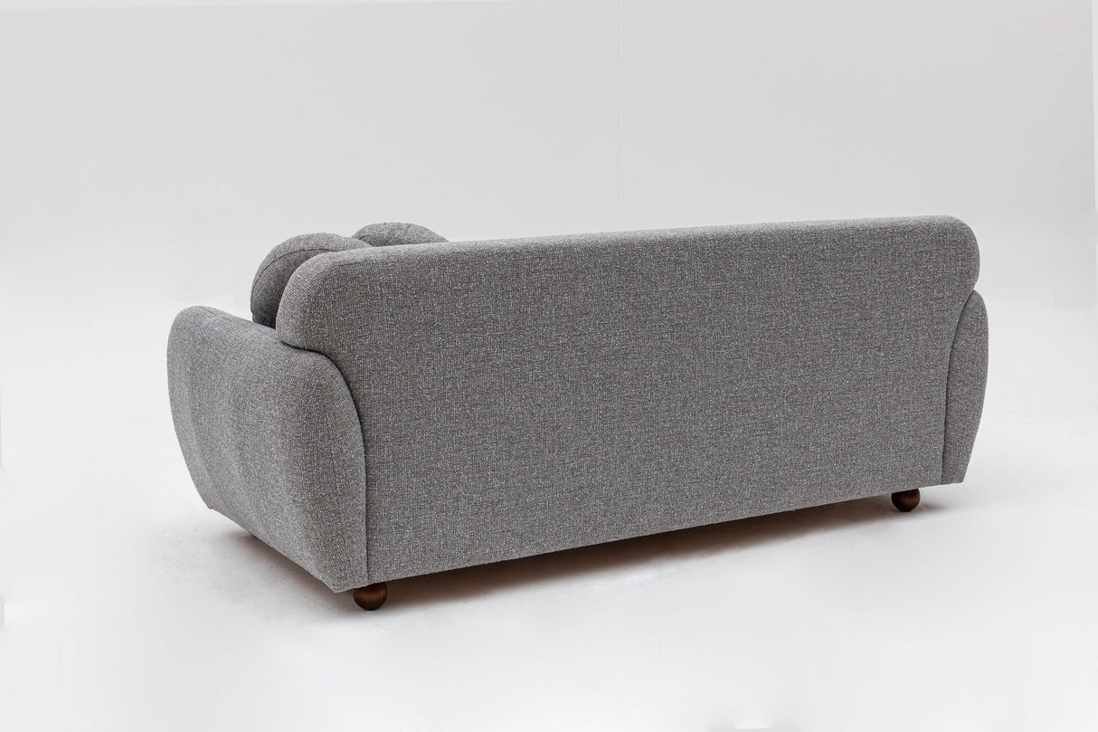 3-seater sofa eddy light gray