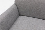 3-seater sofa eddy light gray