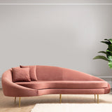 3-seater Bank Eses Pink Left