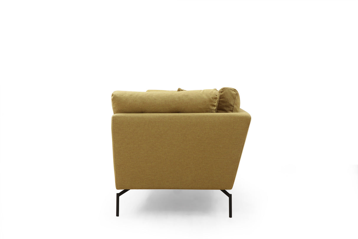 3-seater Bank Mapa ocher yellow