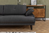 3-seater sofa bed Mustang Anthracite