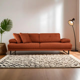 3-seater sofa bed Mustang Orange