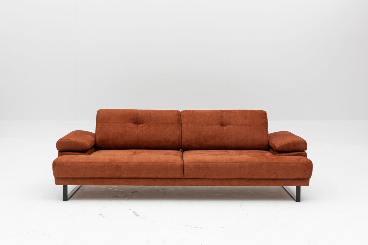 3-seater sofa bed Mustang Orange