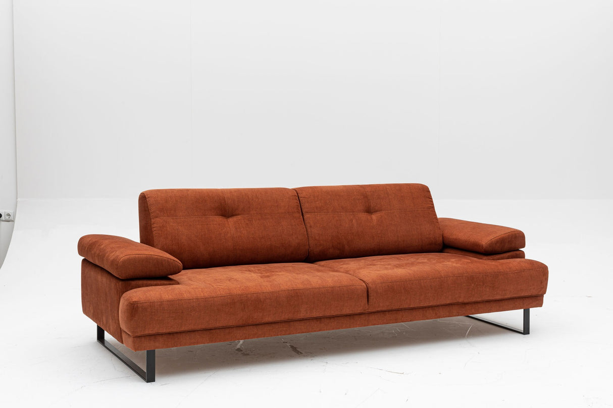 3-seater sofa bed Mustang Orange