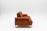 3-seater sofa bed Mustang Orange