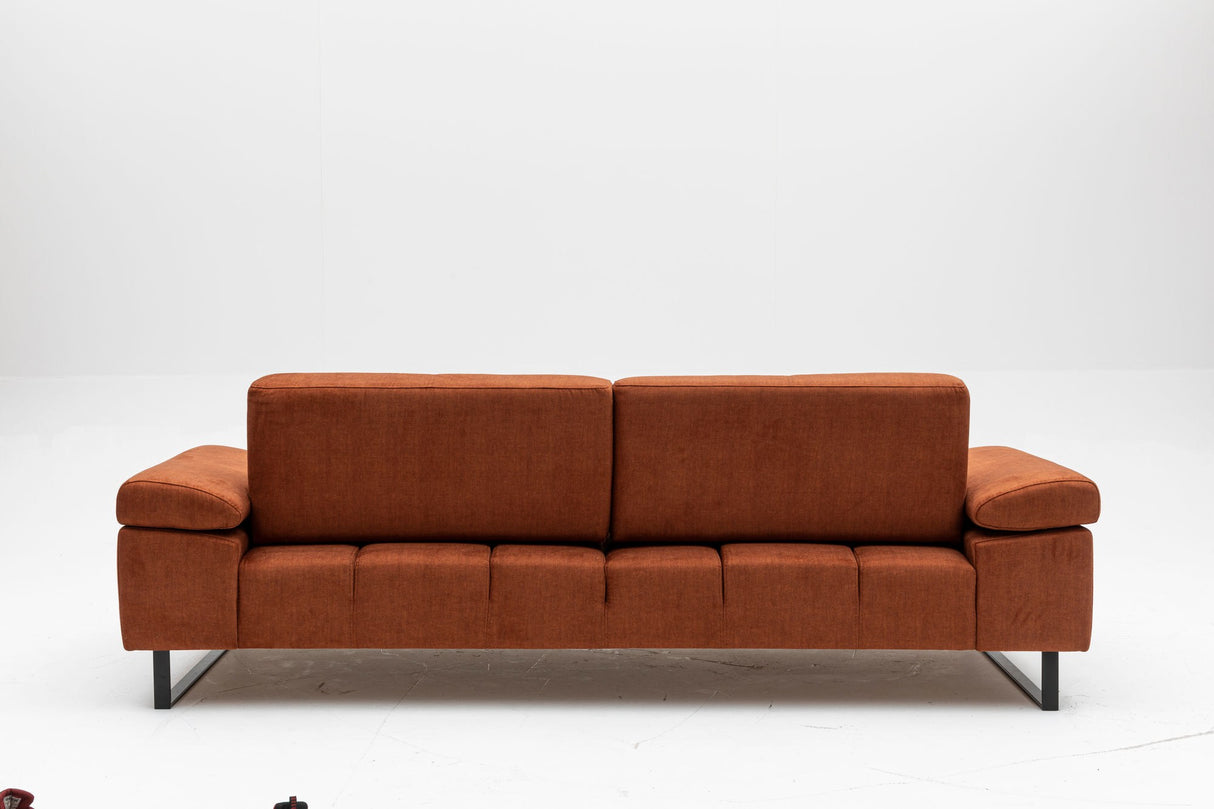 3-seater sofa bed Mustang Orange