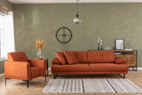 3-seater sofa bed Mustang Orange