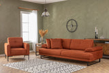 3-seater sofa bed Mustang Orange