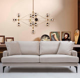 2-seater sofa papira beige