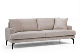 2-seater sofa papira beige