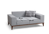 2-seater sofa bed Montana Gray