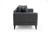 2-seater sofa nordic dark gray