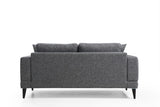 2-seater sofa nordic dark gray