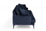 2-seater couch papira navy blue