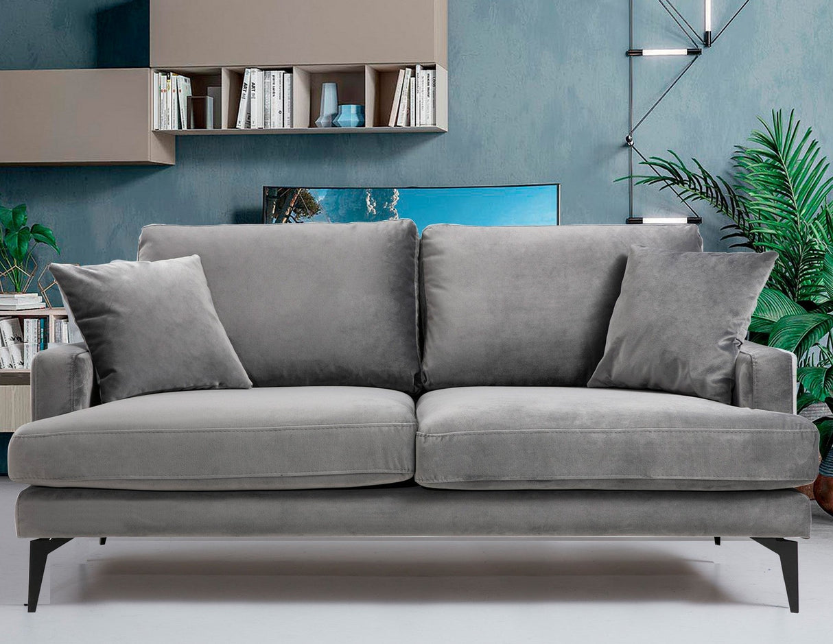 2-seater sofa papira gray