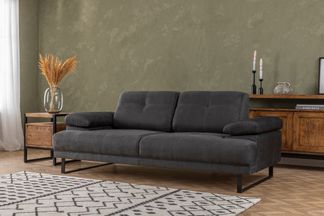 2-seater sofa bed Mustang Anthracite