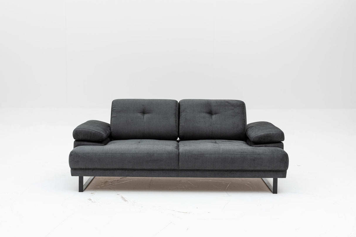 2-seater sofa bed Mustang Anthracite