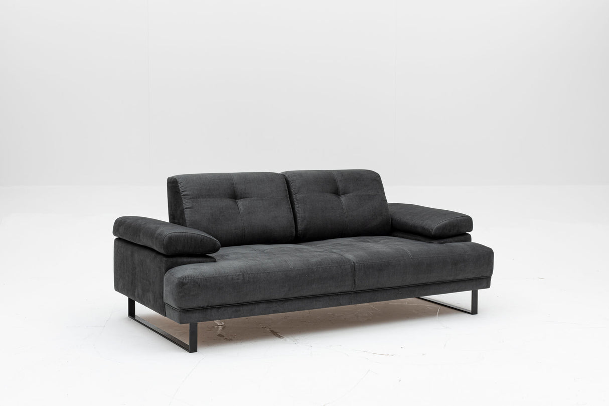 2-seater sofa bed Mustang Anthracite