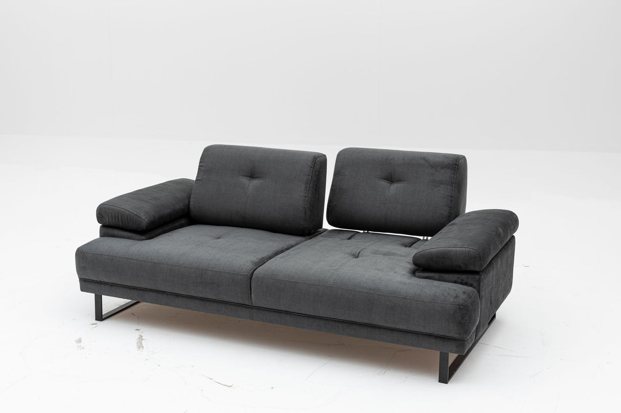 2-seater sofa bed Mustang Anthracite