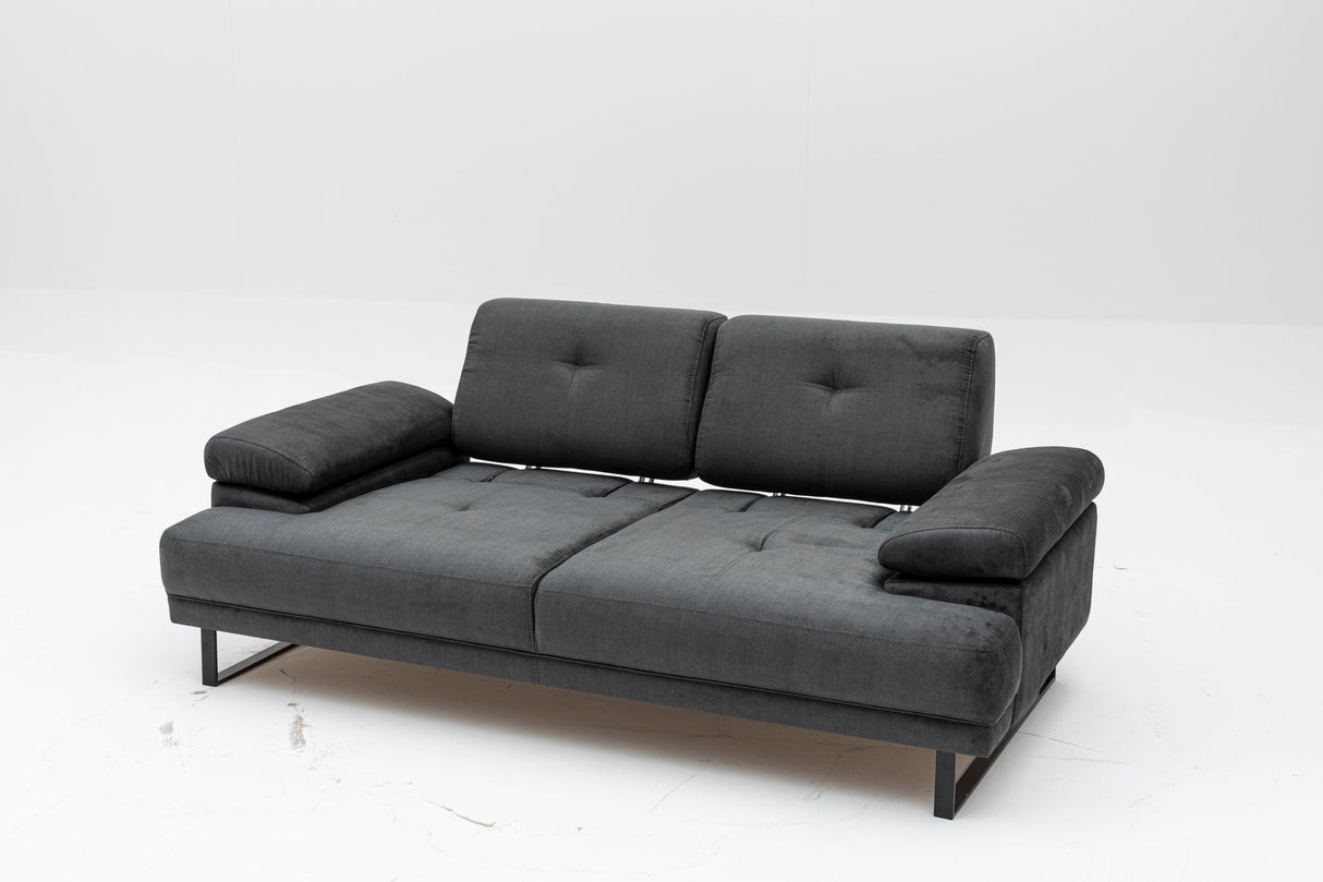 2-seater sofa bed Mustang Anthracite