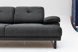 2-seater sofa bed Mustang Anthracite