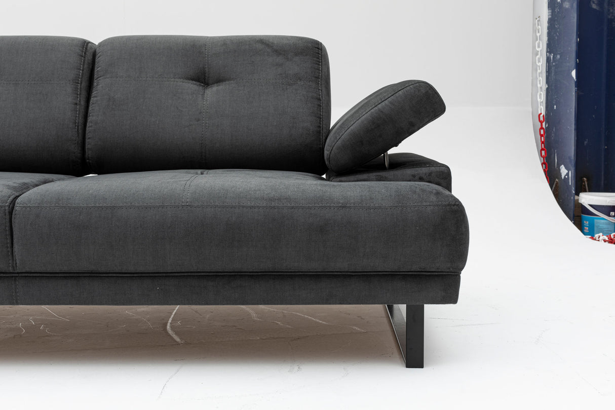 2-seater sofa bed Mustang Anthracite