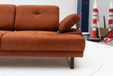 2-seater sofa bed Mustang Orange