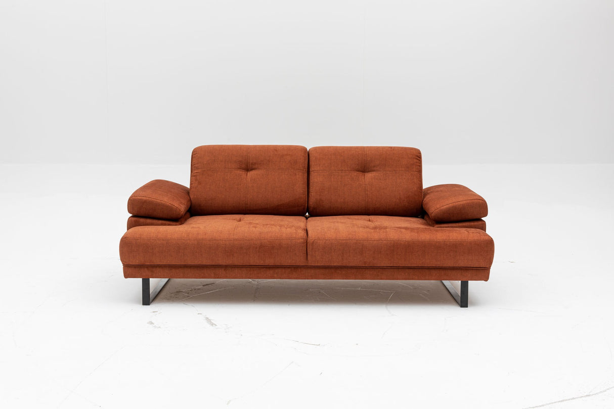 2-seater sofa bed Mustang Orange