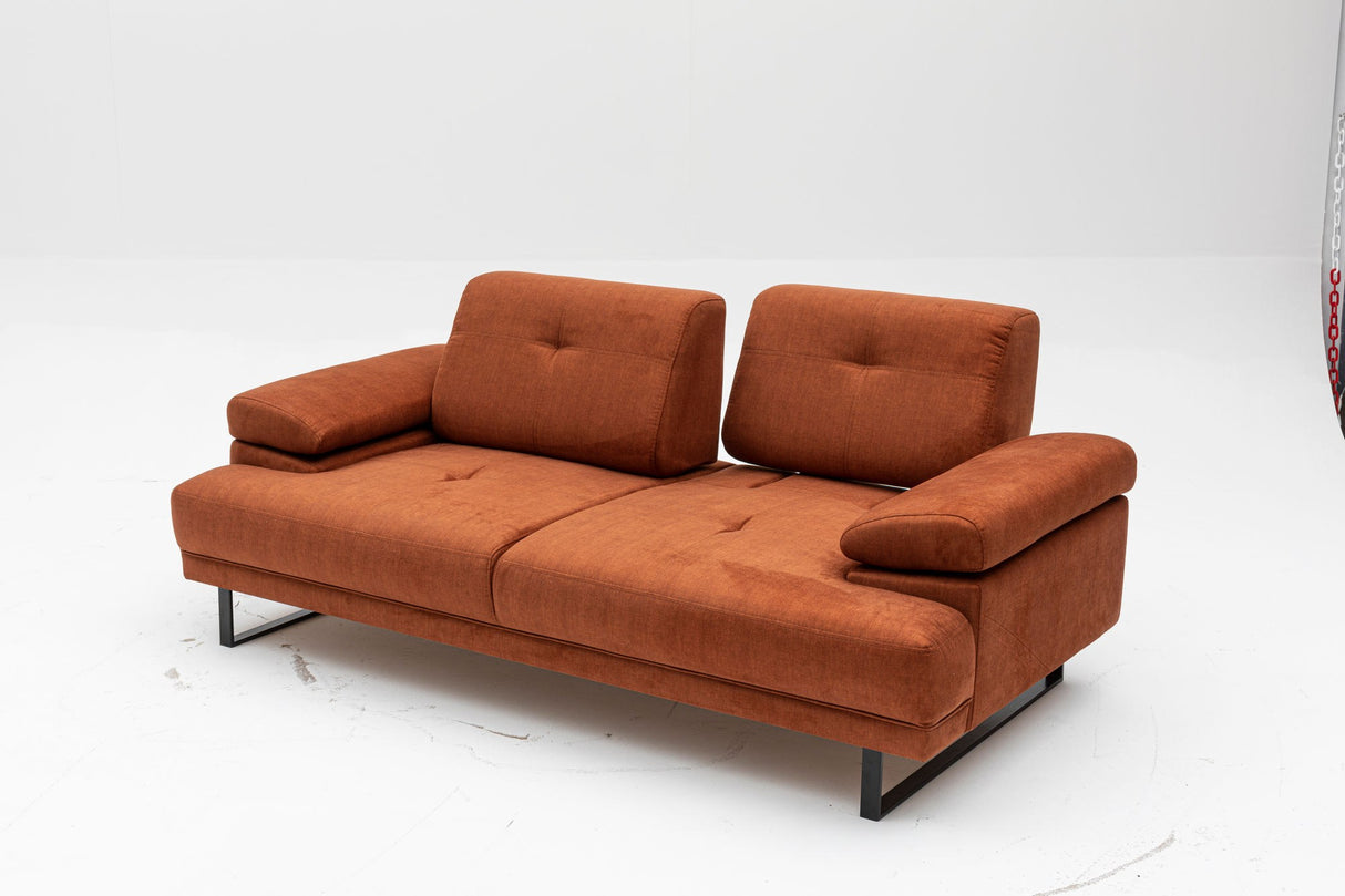 2-seater sofa bed Mustang Orange