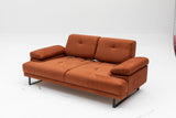 2-seater sofa bed Mustang Orange