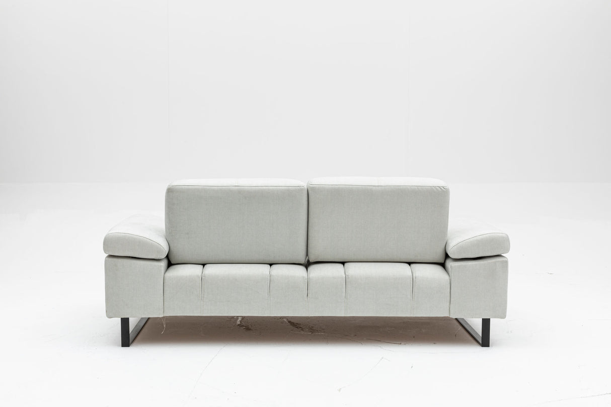 2-seater sofa bed Mustang white