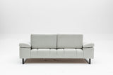 2-seater sofa bed Mustang white