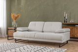 2-seater sofa bed Mustang white