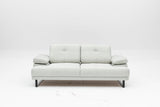 2-seater sofa bed Mustang white