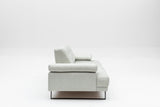 2-seater sofa bed Mustang white