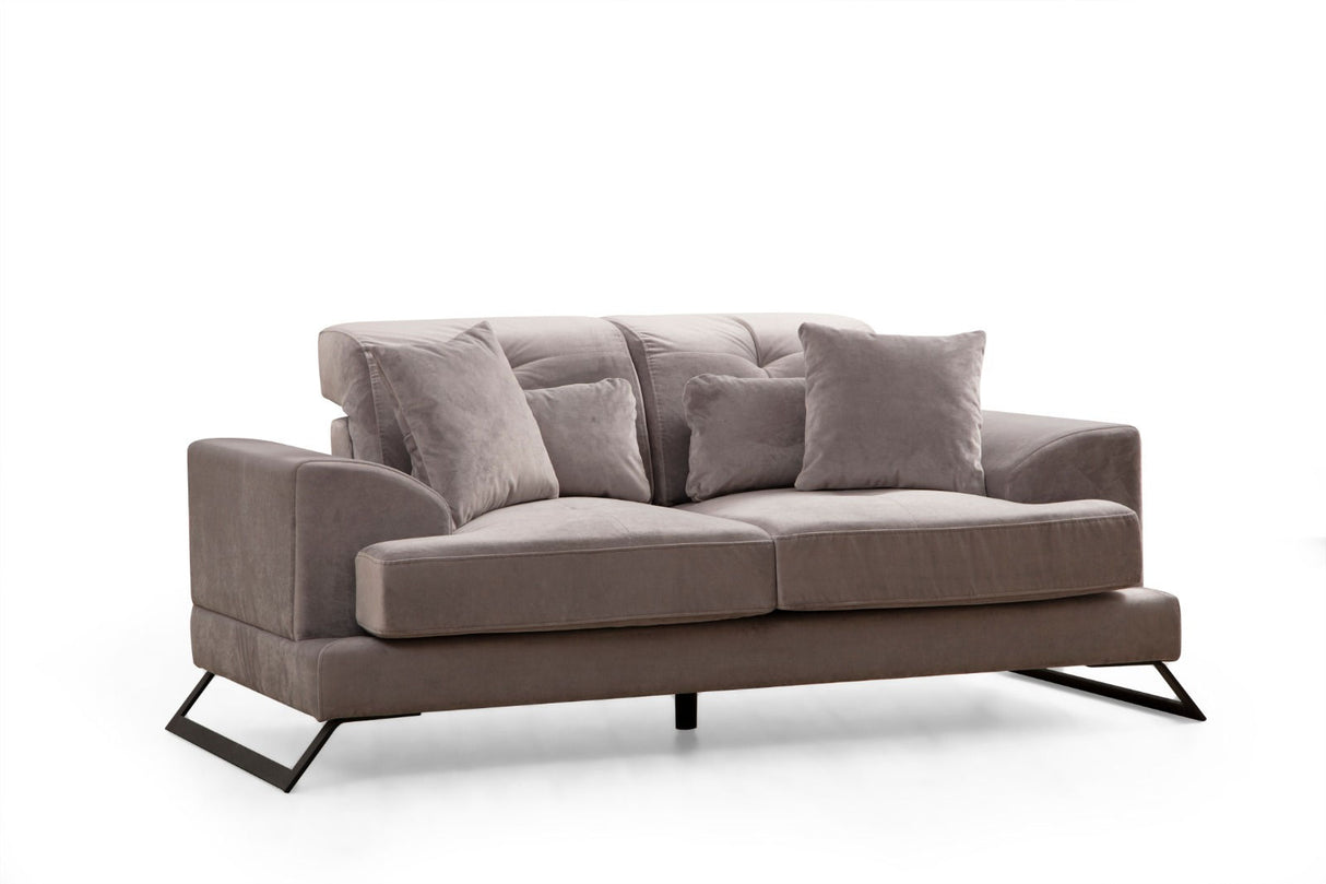 2-seater sofa frido light gray