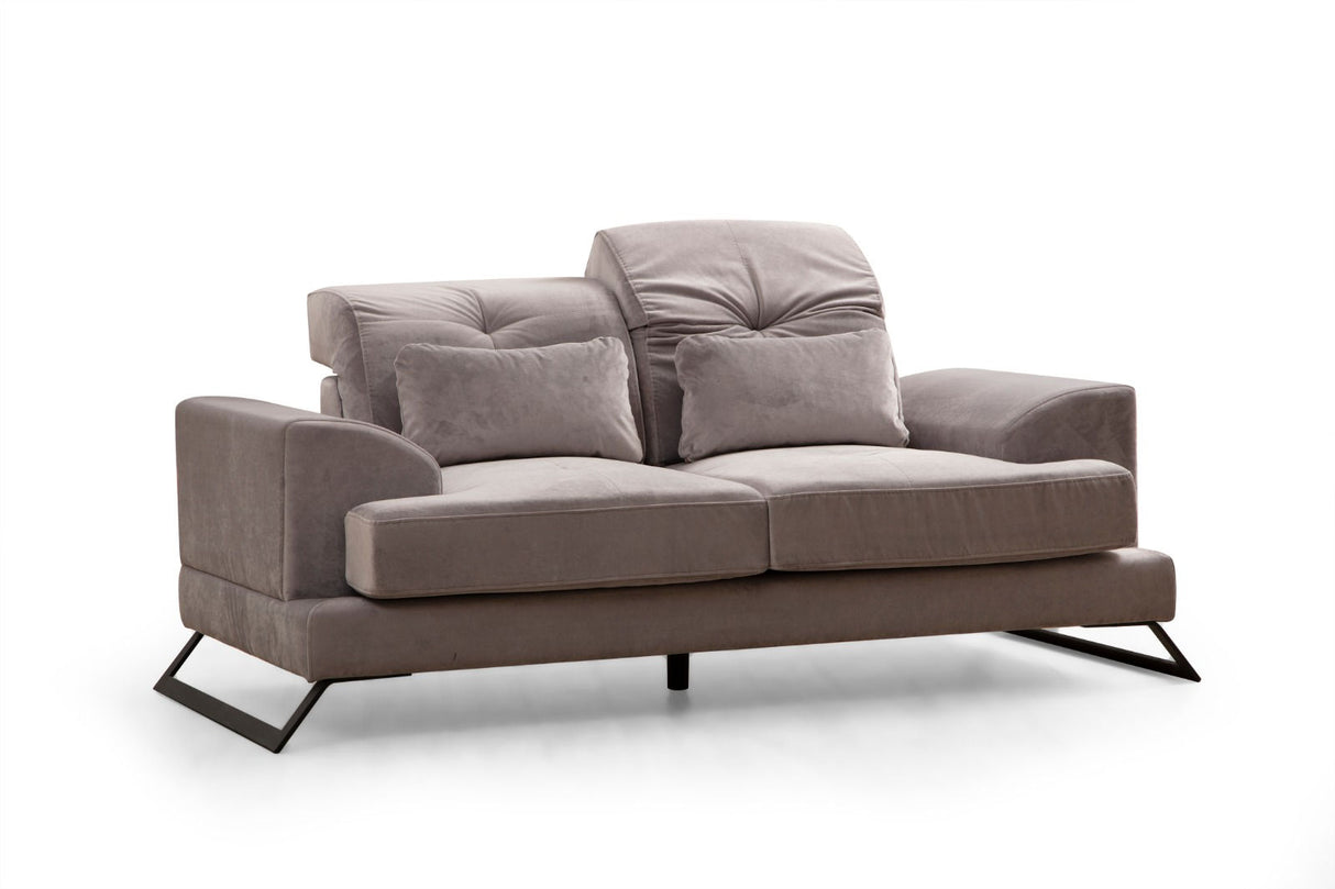 2-seater sofa frido light gray